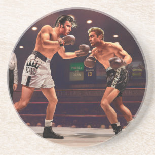 Abschließende Runde Getränkeuntersetzer