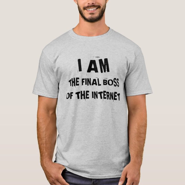 Abschließender Chef des Internet-Shirts T-Shirt (Vorderseite)