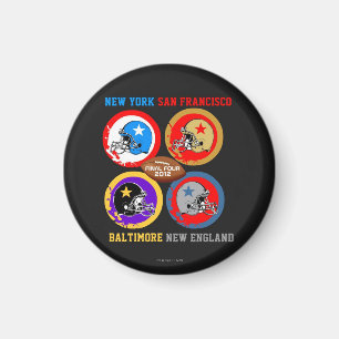 Abschließender vier Magnet des Fußball-2012 1