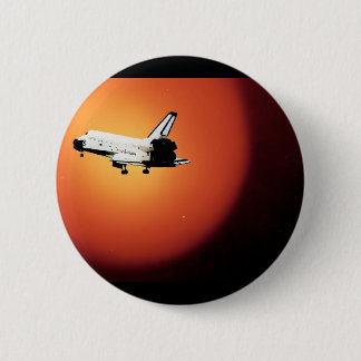 Abschließendes die Flug-NASA-Raumfähre-Programm Button