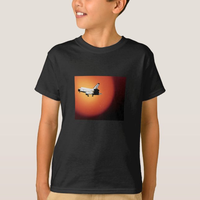 Abschließendes die Flug-NASA-Raumfähre-Programm T-Shirt (Vorderseite)