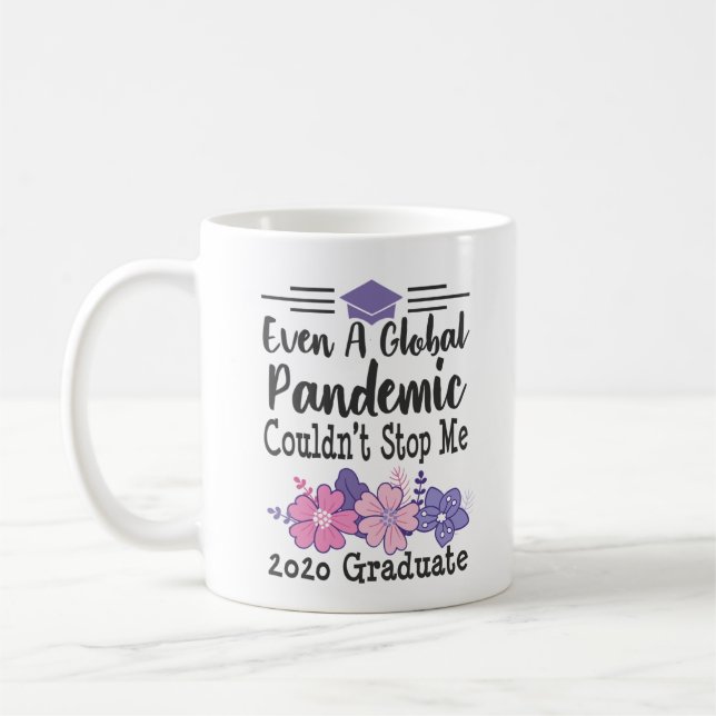 Abschluss 2020 Master Doktorat Uni Geschenk Kaffeetasse (Links)