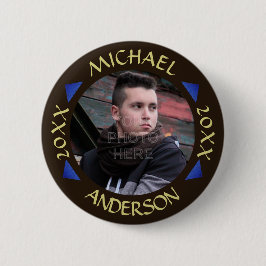 Abschluss 2023 | Benutzerdefiniertes Foto Moderne Button