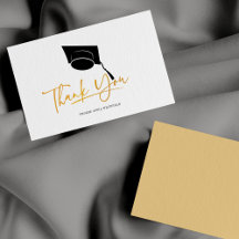 Abschluss 2023 Gold Foil Grad Vielen Dank