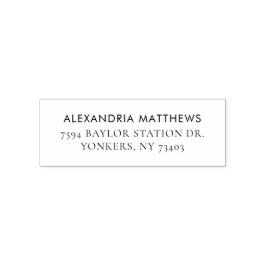 Abschluss 2024 Benutzerdefinierte einfache Rücksen Permastempel