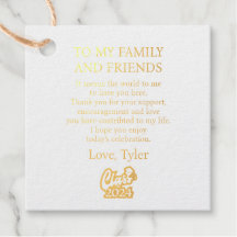 Abschluss 2024 für meine Familie und Freunde