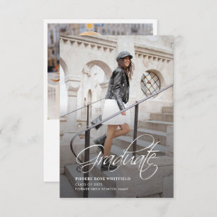 Abschluss 2024 Grad Foto Ankündigung