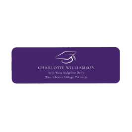 Abschluss 2024 Lila Rücksendeadresse