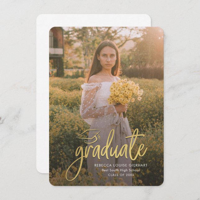 Abschluss 2024 Open House Grad Party Foto (Vorne/Hinten)