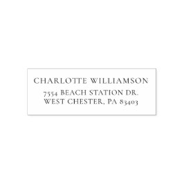 Abschluss 2024 Personalisierte Rücksendeadresse Permastempel