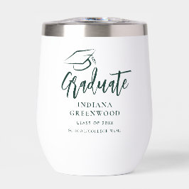 Abschluss 2024 Script Green Personalisiert Grad