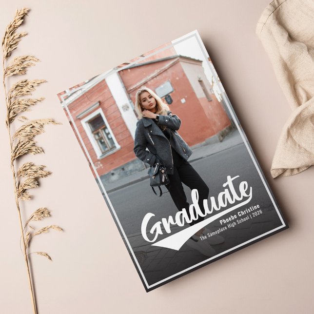 Abschluss 2025 Foto Ankündigung (Class of 2025 Graduation Photo Announcement)