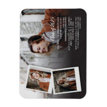 Abschluss 2025 Foto Collage Party Einladung