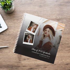 Abschluss 2025 Foto Collage Script Gästebuch Notizbuch