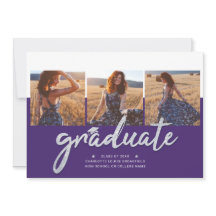 Abschluss 2025 FotoCollage Lila