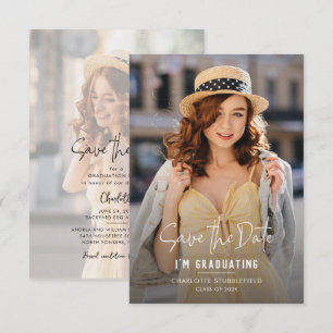 Abschluss 2025 Fotos Ankündigung Datum freihalten Begleitkarte