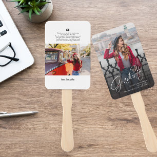 Abschluss 2025 Grad Fotos Moderne Vielen Dank Fächer