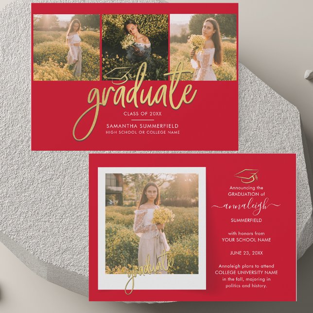 Abschluss 2025 Grad Fotos Senior Ankündigung (Graduation 2025 Grad Photos Senior Announcement)