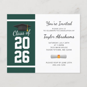 Abschluss 2025 Grad Party Einladung