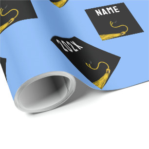 Abschluss 2025 Light Blue-Geschenk Geschenkpapier