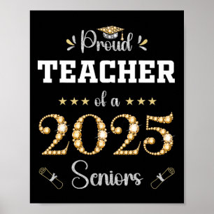 Abschluss 2025 Matching Family Grad Party Proud T Poster