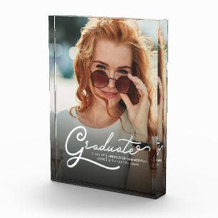 Abschluss 2025 Modernes Drehbuch Fotoblock