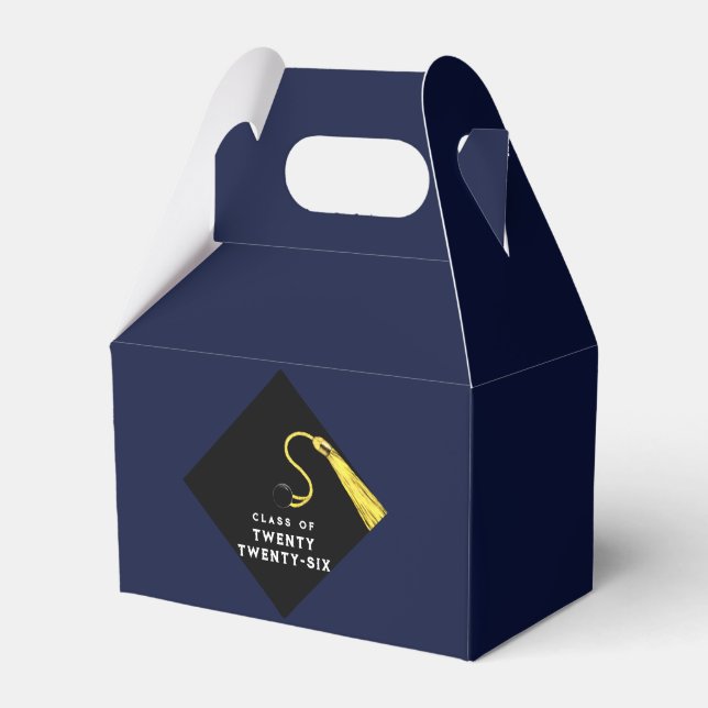 Abschluss 2025 Navy Blue Geschenkschachtel (Vorderseite)