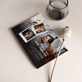 Abschluss 2025 Open House Party Einladungspostkarte