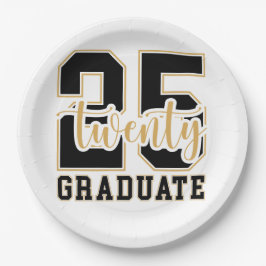 Abschluss 2025 pappteller