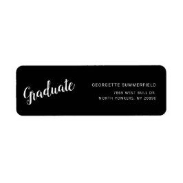 Abschluss 2025 Party Grad Script Rücksendeadresse