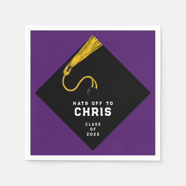 Abschluss 2025 Party Serviette (Vorderseite)