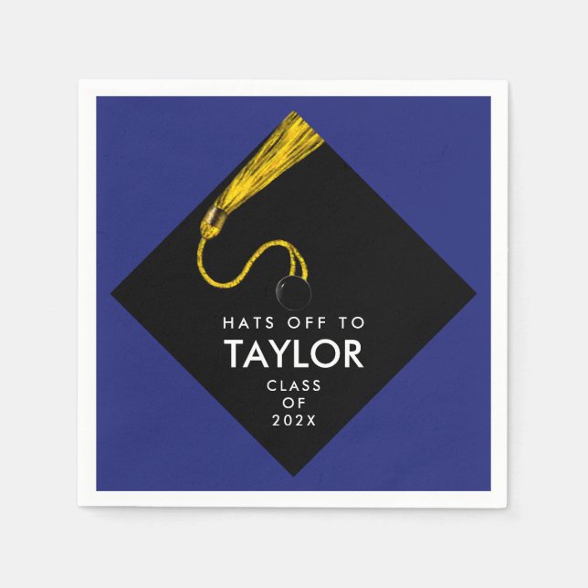 Abschluss 2025 Party Serviette (Vorderseite)