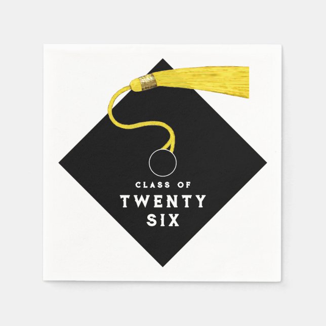 Abschluss 2025 Party Serviette (Vorderseite)