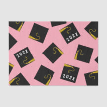 Abschluss 2025 rosafarbenes Papiertuchpapier