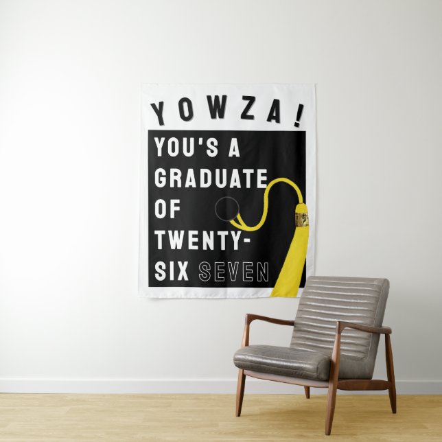 Abschluss 2026 Foto Hintergrund Wandteppich (Beispiel)