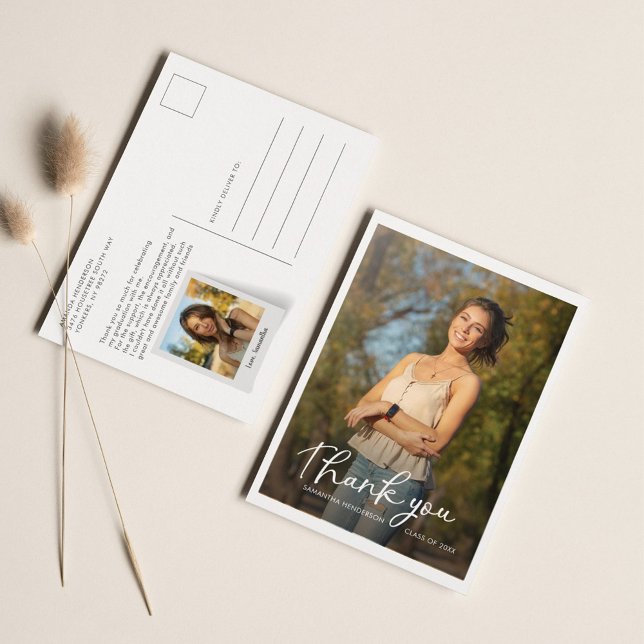 Abschluss 2026 Multi-Foto-Script Danke Postkarte (Von Creator hochgeladen)