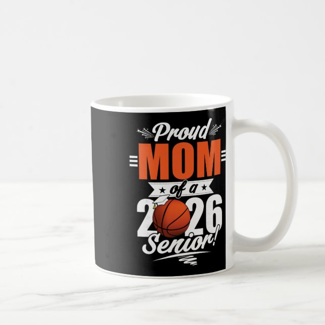 Abschluss 2026 Stolz Mutter eines Sketll Seniors _ Kaffeetasse (Rechts)