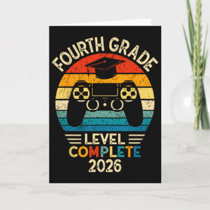 Abschluss 4. Klasse 2026 Level kompletter Gamer Karte