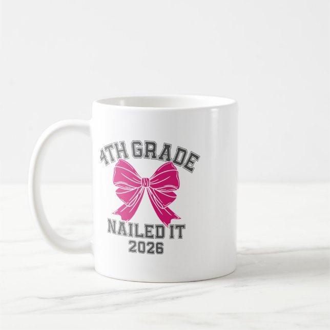 Abschluss 4. Klasse 2026 Vierte Klasse Abschluss _ Kaffeetasse (Links)