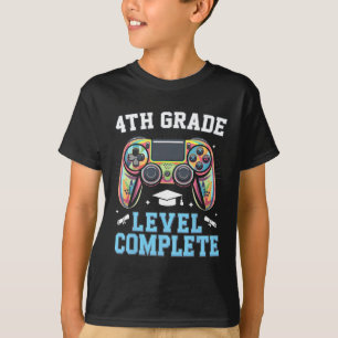 Abschluss 4. Klasse Letzter Schultag Gamer T-Shirt