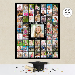 Abschluss 55 Fotocollage Persönliche Farbgestaltun Poster