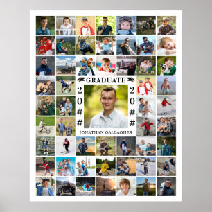 Abschluss 55 Fotos Andenken Poster