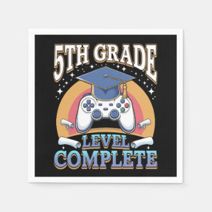 Abschluss 5. Klasse Abitur Gaming Gamer Serviette