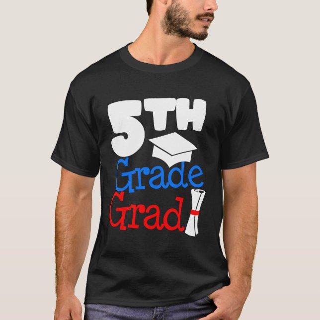 Abschluss 5Stufe Fünfte Stufe T-Shirt (Vorderseite)