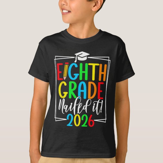 Abschluss 8. Klasse 2026 Mittelschule _2  T-Shirt (Vorderseite)