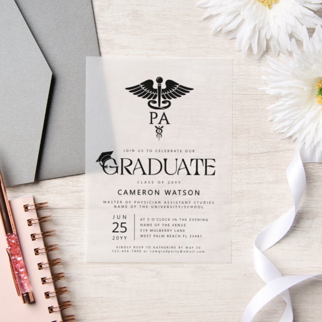 Abschluss als Arztassistent PA-Schulabschluss (Hochzeit)