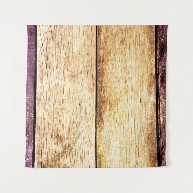 Abschluss alter Holztextur Wandteppich (Vorderseite)