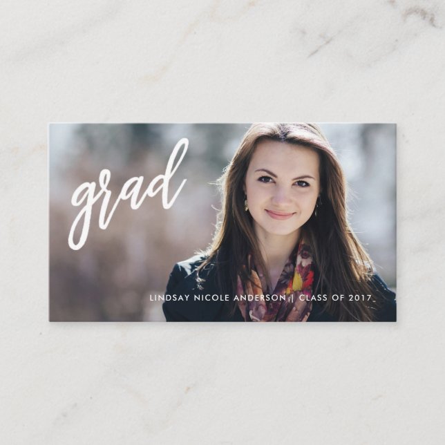 Abschluss-älteres Vernetzungs-volles Telefonnummerkarte (Vorderseite)