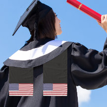 Abschluss American Flag Scara Stole Sash