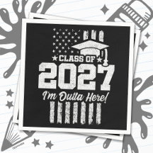 Abschluss Amerikanische Flagge Abschlussklasse 202